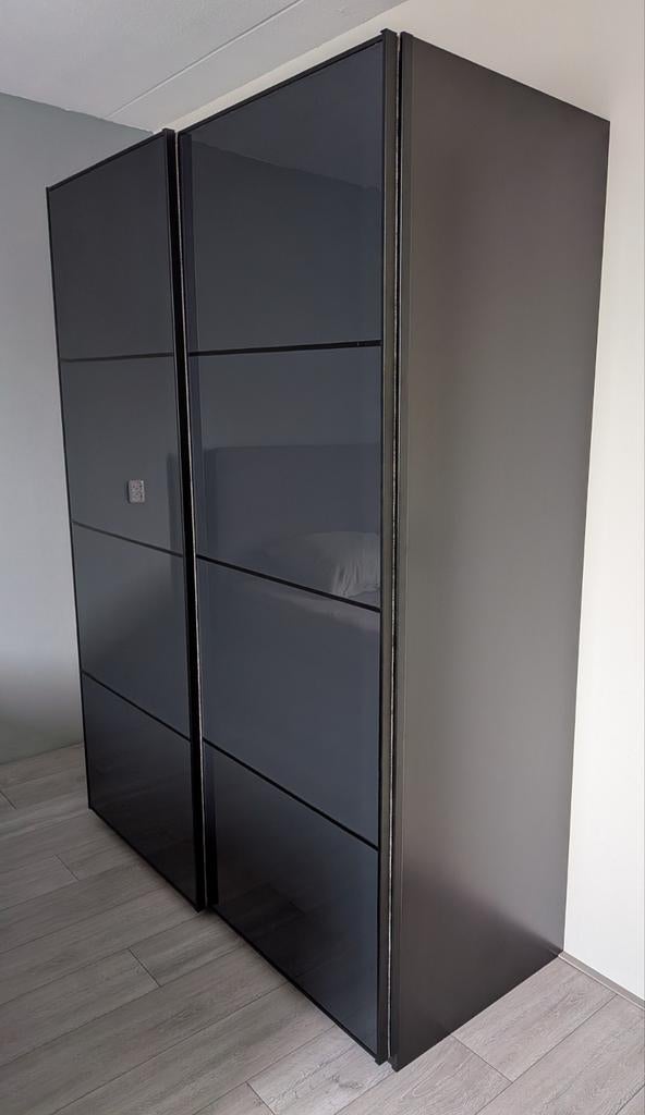 Ikea Pax kledingkast met schuifdeuren, Gebruikt, 200 cm of meer, 150 tot 200 cm, 50 tot 75 cm