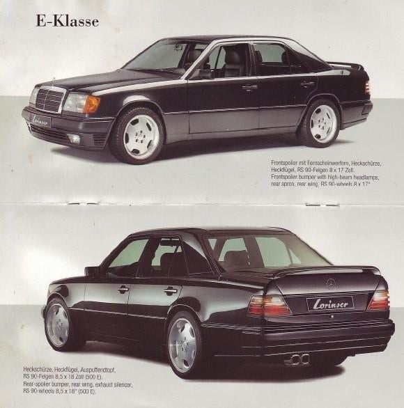 Lorinser achterspoiler W124 Sedan, Ophalen of Verzenden