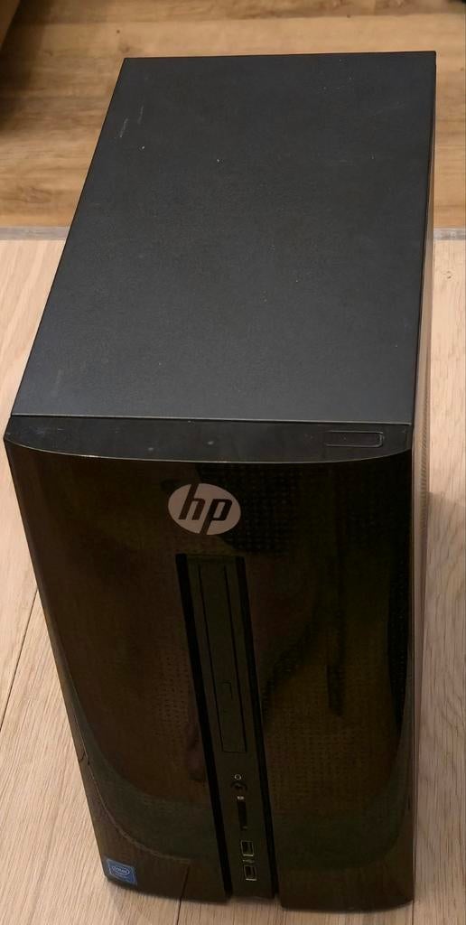 HP Desktop PC computer HMDI met HDD. 80 GB 4 GB Ram.  Linux, A10-9700, HDD, Virtual Reality, Refurbished