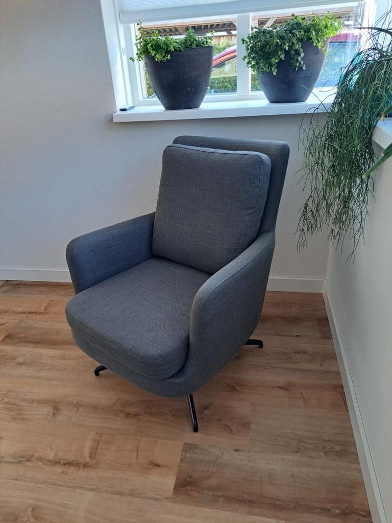 Fauteuil, Huis en Inrichting, Fauteuils, Ophalen, Zo goed als nieuw, Stof, 50 tot 75 cm