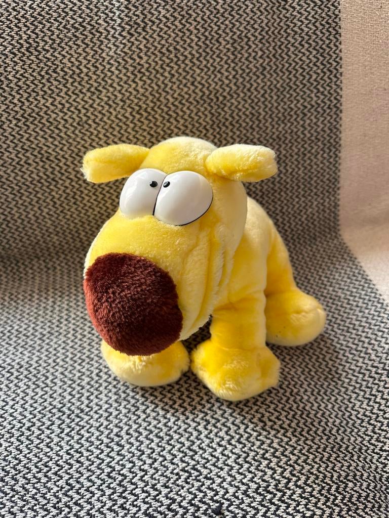 Vintage grimmy hond knuffel, Ophalen of Verzenden, Zo goed als nieuw, Hond
