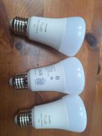 Drie philips hue lampen, Led-lamp, Minder dan 30 watt, Zo goed als nieuw, E27 (groot)