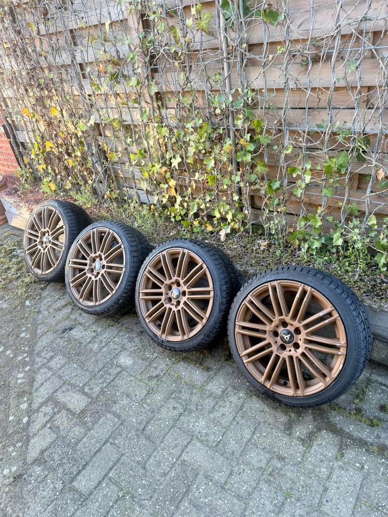 Tec AS3 17 inch 5x100 ET38 cupra velgen wielen velgenset, Ophalen, Gebruikt, Velg(en), VL Custom Scooters