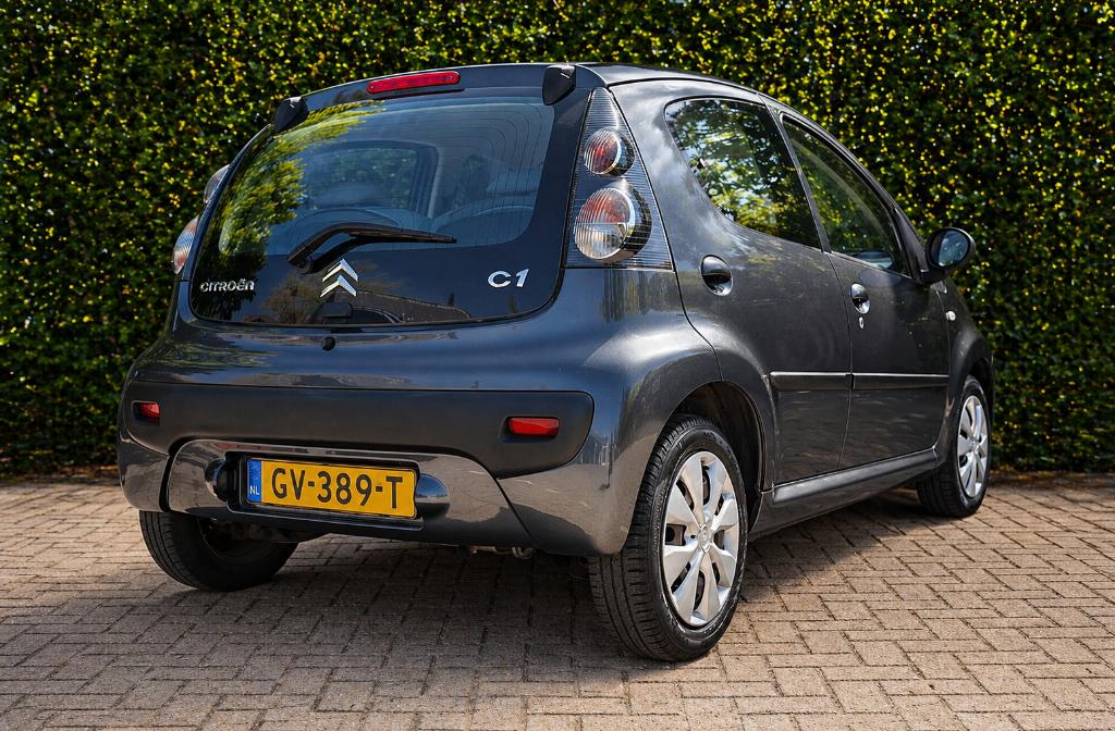 Citroën C1 5-deurs Airco – Lage km – Zuinig – Rijklaar, Auto's, Citroën, Voorwielaandrijving, Stof, Elektrische ramen, 4 stoelen