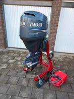 Yamaha 115 pk 4 takt langstaart buitenboordmotor boot motor., Watersport en Boten, Ophalen, Gebruikt, Viertaktmotor, Benzine