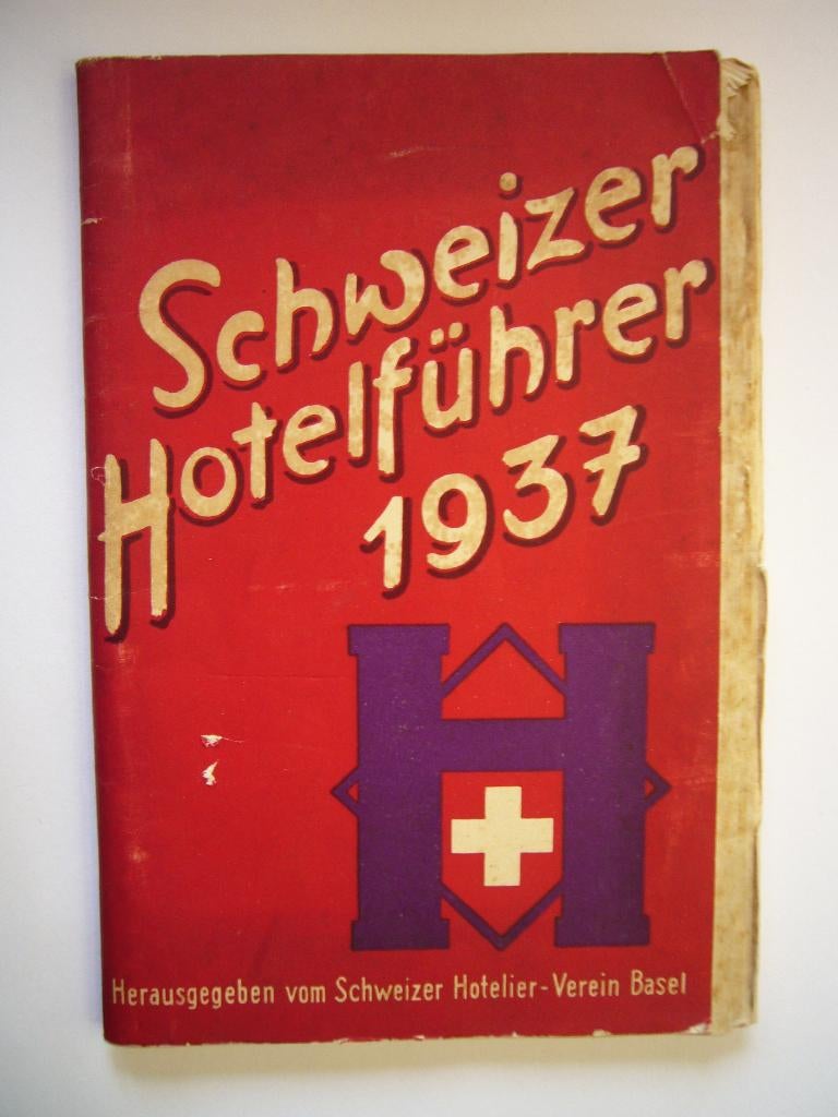 Schweizer Hotelführer (1937), Ophalen of Verzenden