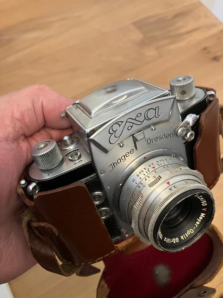 Exa en Practica Super TL cameraset, Audio, Tv en Foto, Fotocamera's Analoog, Ophalen, Gebruikt, Spiegelreflex, Overige Merken