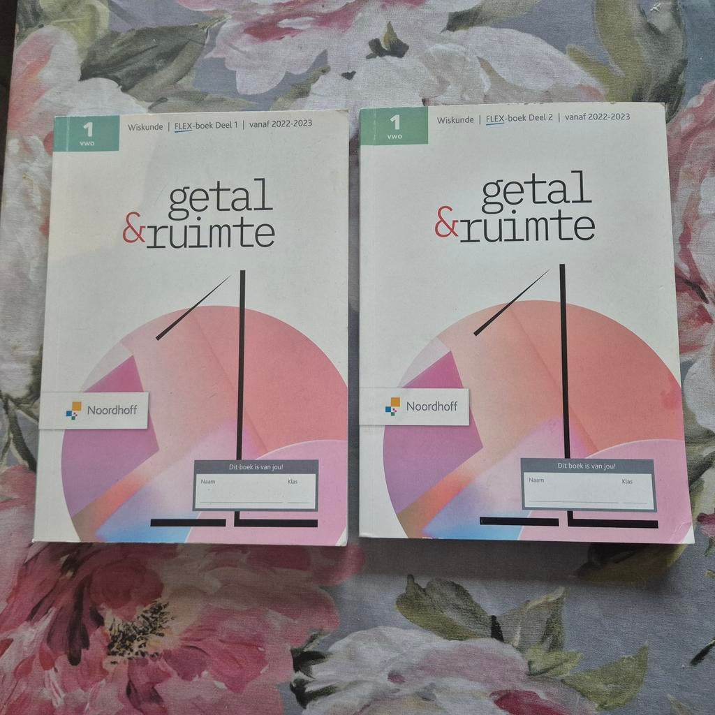 Getal & Ruimte VWO 1 Flex Boek Deel 1 & 2 (13e editie), Boeken, Ophalen of Verzenden, Zo goed als nieuw, VWO, Wiskunde A