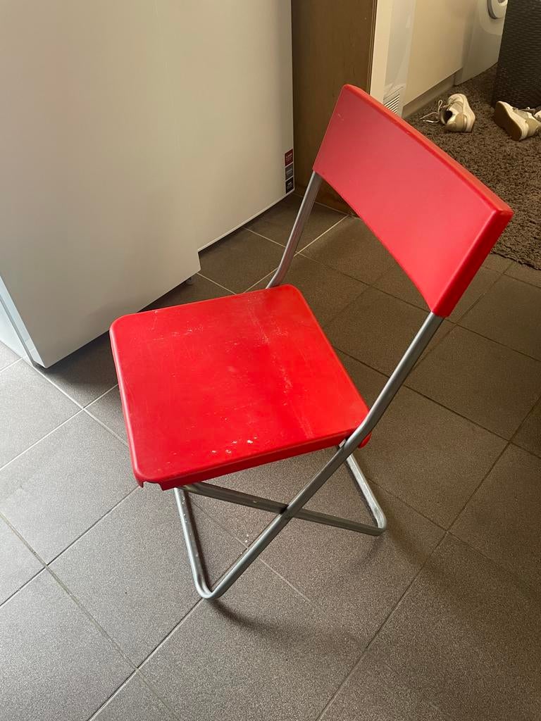 Gratis klapstoel, Ophalen, Eén