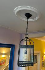 Pimpernel Stijl Hanglamp - Landelijk Rustiek Zwart Metaal, Huis en Inrichting, 50 tot 75 cm, Ophalen of Verzenden, Metaal, Landelijk