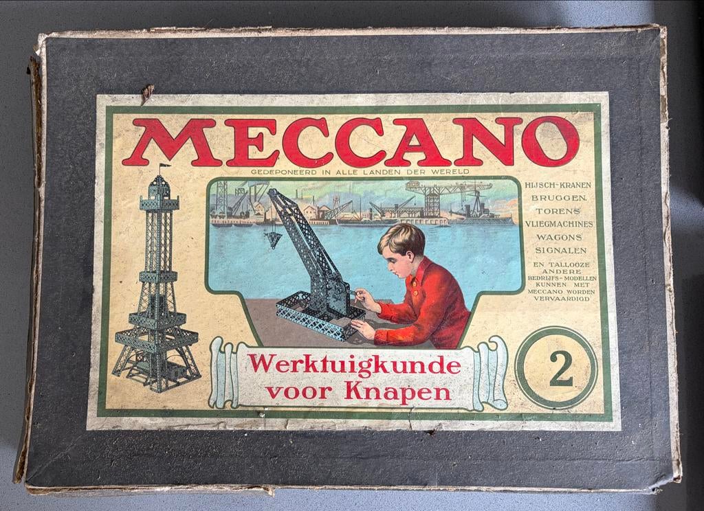 Meccano set jaren '20, Overige merken, Gebruikt, Ophalen of Verzenden, Groter dan 1:32