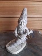 Leuke Goebel kabouter met Wortel - Jaren '70, Tuin en Terras, Tuinbeelden, Ophalen of Verzenden, Zo goed als nieuw, Overige materialen