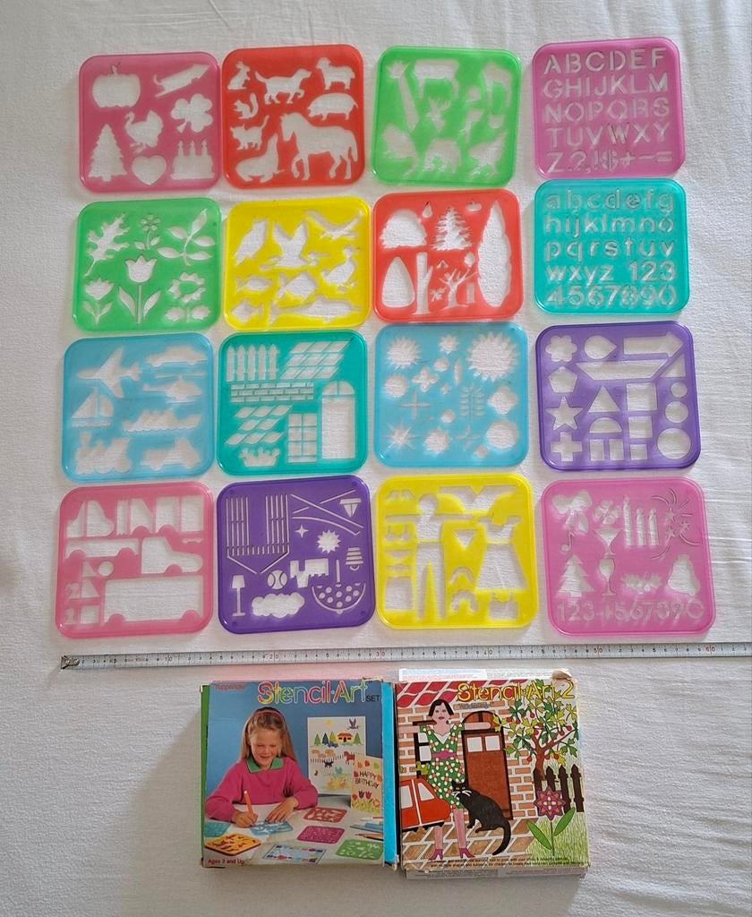 Tuppertoys stencil-Art set 1 en set 2, Ophalen of Verzenden, Zo goed als nieuw, Ontdekken
