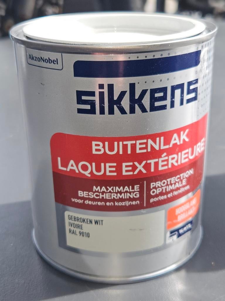 Sikkens voor buiten 9010, Ophalen of Verzenden, Nieuw, Wit