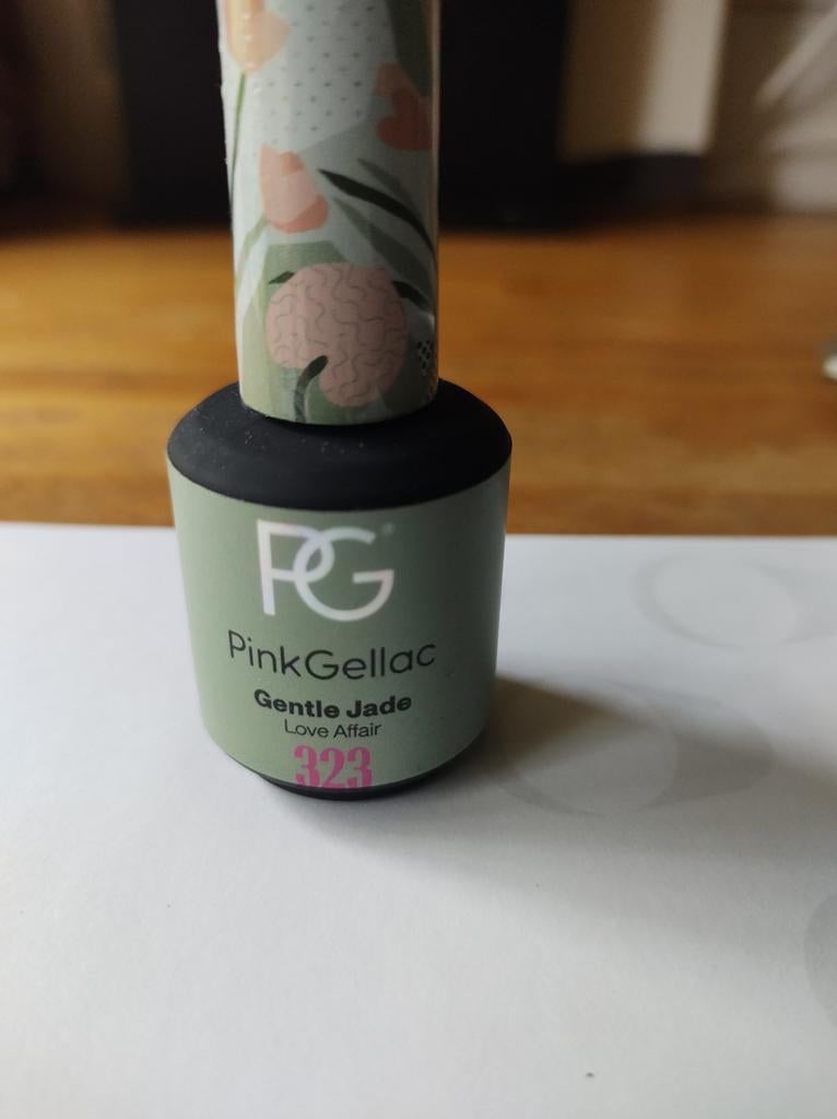Pink Gellac 323 Gentle Jade, Ophalen of Verzenden, Groen, Handen en Nagels, Toebehoren