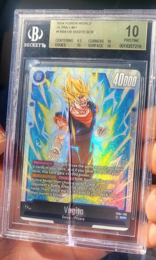 BGS 10 Vegito SECRET rare, Ophalen of Verzenden, Nieuw, Foil