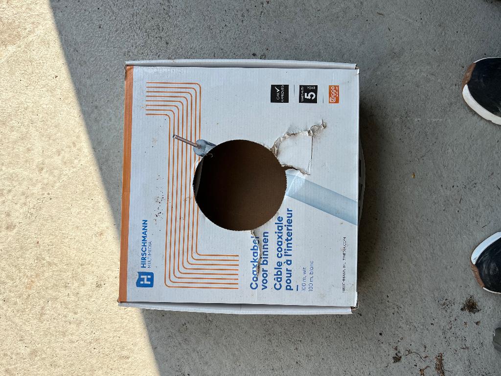 Coax kabel, Ophalen of Verzenden, Nieuw, 10 meter of meer, Coaxiale kabel