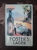 AUSTRALIAN BEER - 281 - FOSTERS'S LAGER / ZIE TEKST., Ophalen, Nieuw, Reclamebord, Plaat of Schild, Overige merken