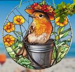 Raamhanger Roodborstje met emmer en deksel, Ophalen of Verzenden, Nieuw