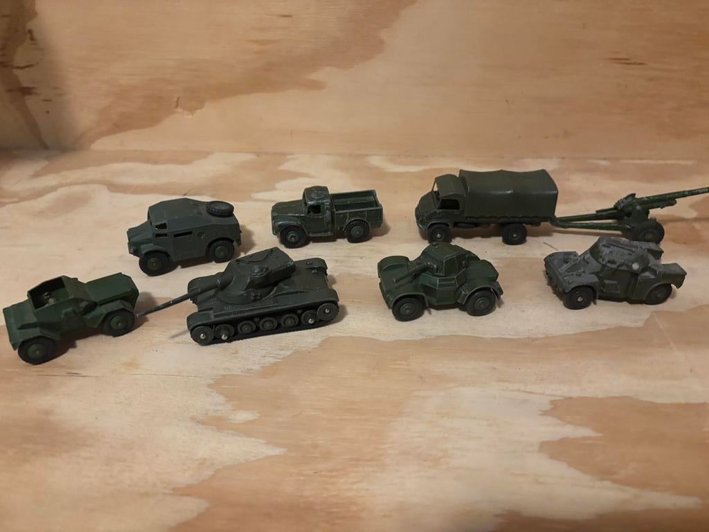 Dinky toys legervoertuigen, Ophalen of Verzenden