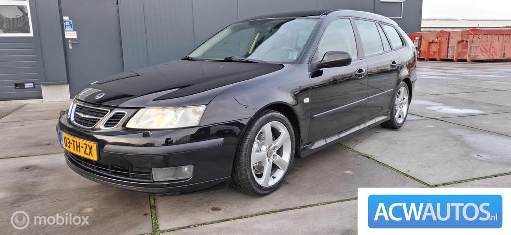 Saab 9-3 Estate 1.9 TiD Business, Auto's, Saab, Voorwielaandrijving, Gebruikt, Multifunctioneel stuurwiel, 4 cilinders