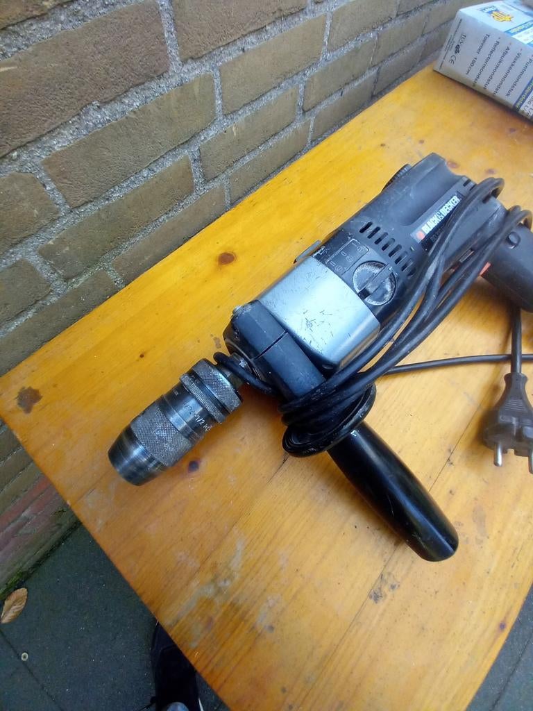 Klopboormachine black&decker, Ophalen, Boormachine