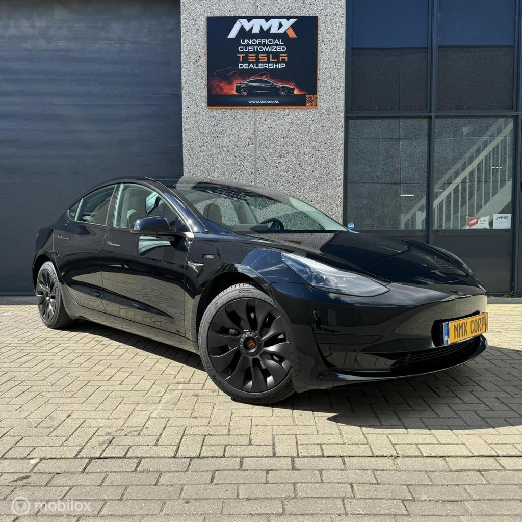 Tesla Model 3 Standard Range + MMX PACK + IAP, Auto's, Tesla, Automaat, Gebruikt, Zwart, Overige carrosserieën