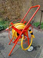 Tuinslang op haspelwagen - Geel, met wielen, Ophalen, Nieuw, Tuinslang