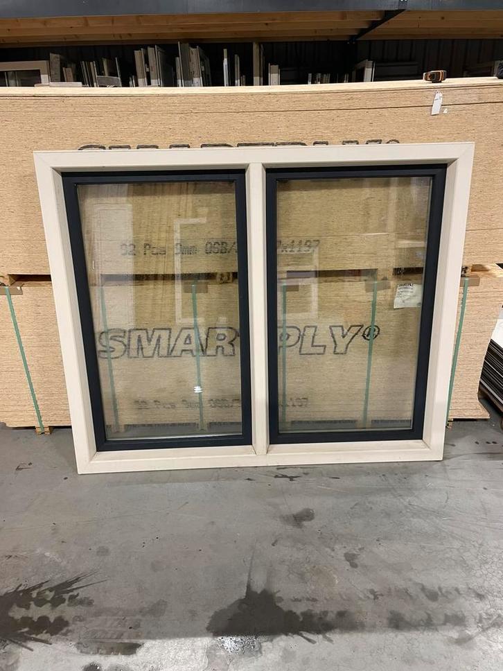 Kunststof kozijn 186*154, Tuin en Terras, Schuttingen, Zo goed als nieuw, Kunststof, Minder dan 1 meter, Minder dan 3 meter, Ophalen