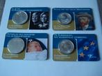 DE EERSTE 4  COINCARDS ZELDZAAM O.A. VAN GOGH, Ophalen of Verzenden, Koningin Beatrix, Euro's, Setje