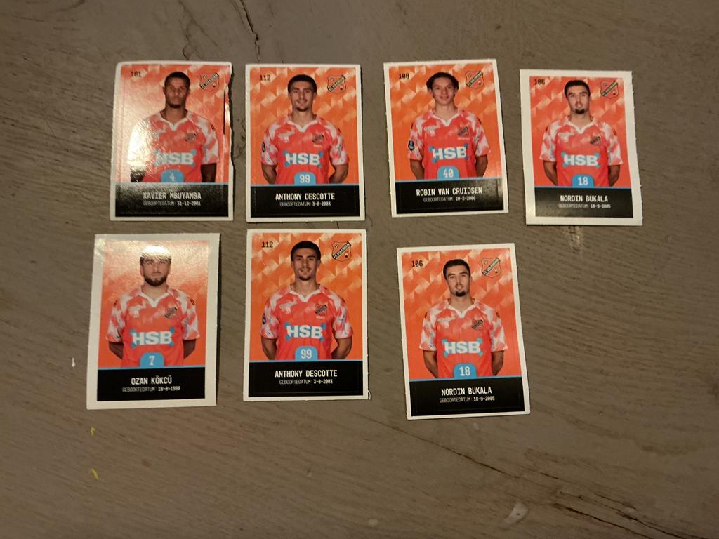 Voetbal plaatjes, Ophalen of Verzenden, Zo goed als nieuw