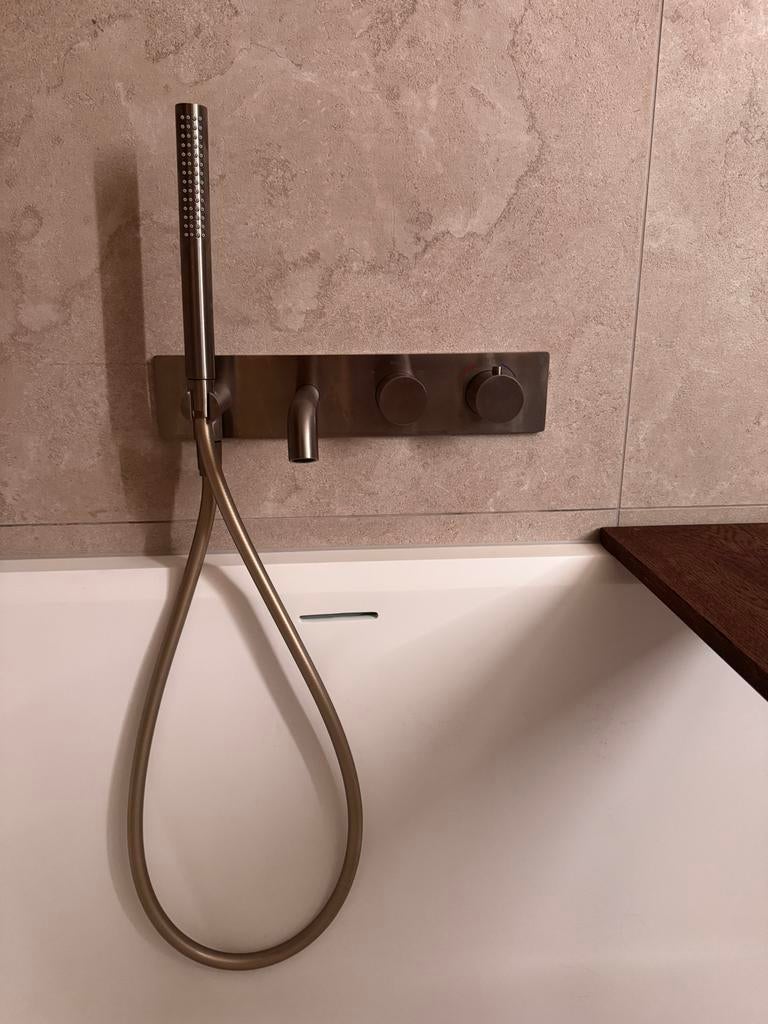 Blaufoss Inbouw Badkraan - Geborsteld Nikkel - Nieuw, Huis en Inrichting, Ophalen of Verzenden, Nieuw, Met bad