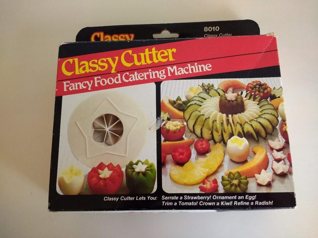 Snijder, siersnijder, classy cutter voor tomaat en radijs, Huis en Inrichting, Ophalen of Verzenden, Zo goed als nieuw