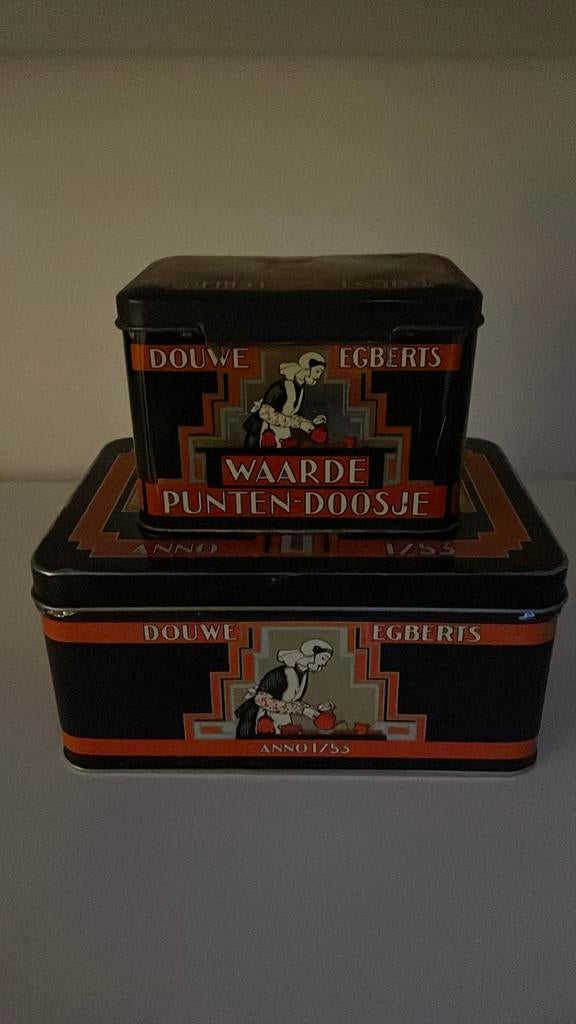 Douwe Egberts Waarde Punten-Doosje (2 stuks), Ophalen of Verzenden, Gebruikt, Verpakking