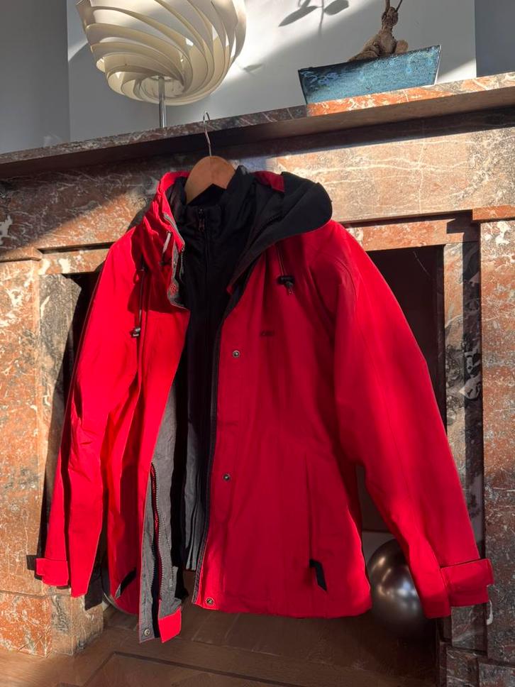 Jas van Schoffel (all seasons) Maat 38, Kleding | Dames, Jassen | Winter, Zo goed als nieuw, Maat 38/40 (M), Rood, Verzenden