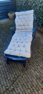 Ligstoel met nieuw kussen., Tuin en Terras, Ophalen