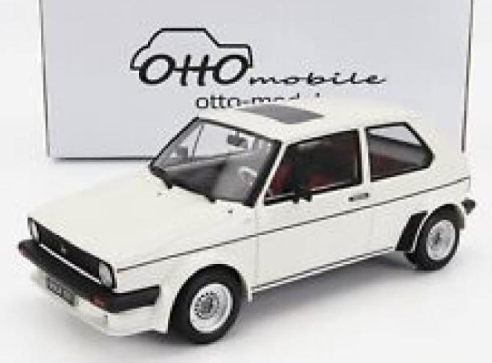 1:18 Volkswagen Golf I GTi uit 1982 Wit Ottomobile, Hobby en Vrije tijd, Modelauto's | 1:18, Ophalen of Verzenden, Nieuw, Auto