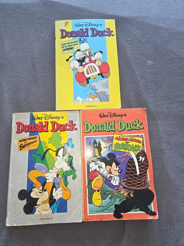 3 Donald Duck Pockets uit de jaren '80 - Vintage Collectie, Meerdere stripboeken, Ophalen of Verzenden, Gelezen
