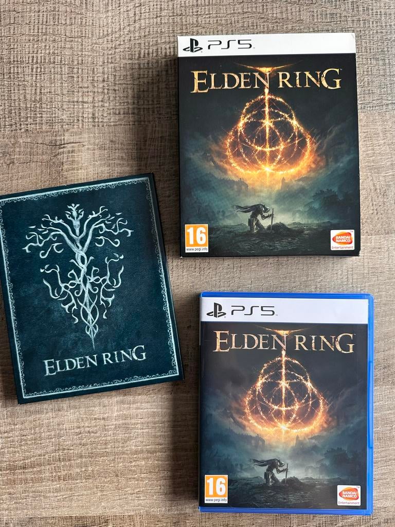 Elden Ring PS5 - Nieuwstaat met artbook, Online, 1 speler, Ophalen of Verzenden, Zo goed als nieuw