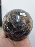 Grote bol van zwarte maansteen met flash, Ophalen of Verzenden, Mineraal