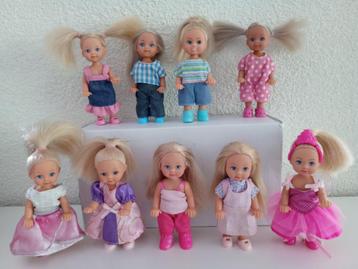9 Mooie EVI LOVE Poppetjes beschikbaar voor biedingen