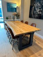 Spoinq eetkamerstoelen cognac, Huis en Inrichting, Stoelen, Ophalen, Bruin, Modern, industrieel, Vijf, Zes of meer stoelen