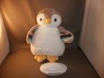 zazu pinguïn grijs/wit/geel velours/ gehaakte vleugels 24cm, Ophalen of Verzenden, Nieuw, Overige typen