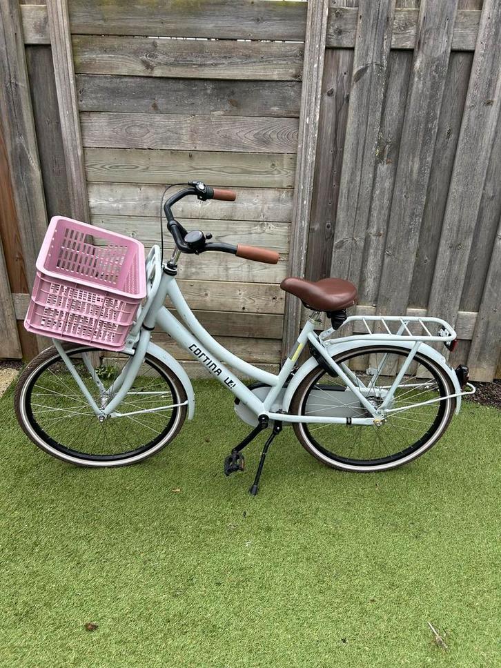 Cortina U4 kinderfiets  - April 2024, Fietsen en Brommers, Fietsen | Meisjes, Gebruikt, 24 inch, Handrem, Ophalen