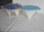 Tupperware Atlantis kom 1,5L Wit-Blauw NIEUW, Ophalen of Verzenden, Nieuw, Wit, Bak of Kom