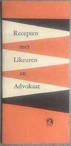 receptenboekje advocaat likeuren Bols, Verzamelen, Ophalen of Verzenden, Zo goed als nieuw