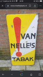 Gezocht: reclamebord Van Nelle Tabak, Verzamelen, Ophalen of Verzenden, Gebruikt, Reclamebord