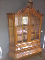 Barok vitrinekast, Huis en Inrichting, Kasten | Vitrinekasten, Ophalen, 50 tot 100 cm, Zo goed als nieuw, 150 tot 200 cm