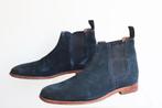 Blauw suède Chelseaboots van Grenson in maat 9 F = maat 43, Blauw, Boots, Grenson, Ophalen of Verzenden