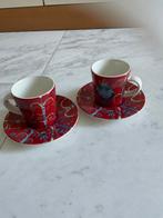 Espresso kop en schotel - Italiaans design, Huis en Inrichting, Keuken | Servies, Keramiek, Ophalen of Verzenden, Zo goed als nieuw